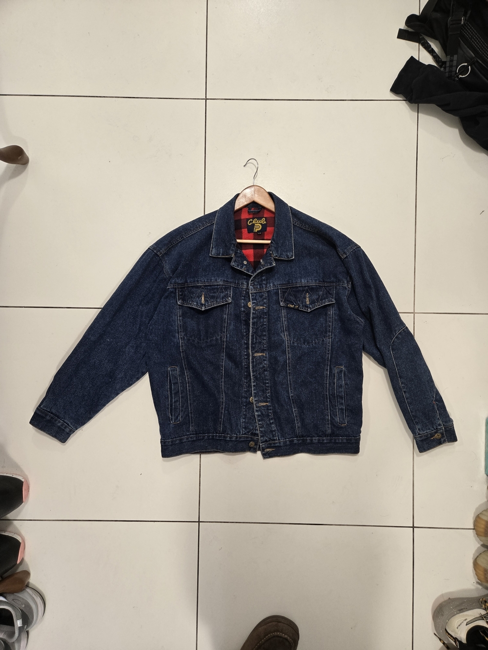 Men's Dark Blue Denim Jacket